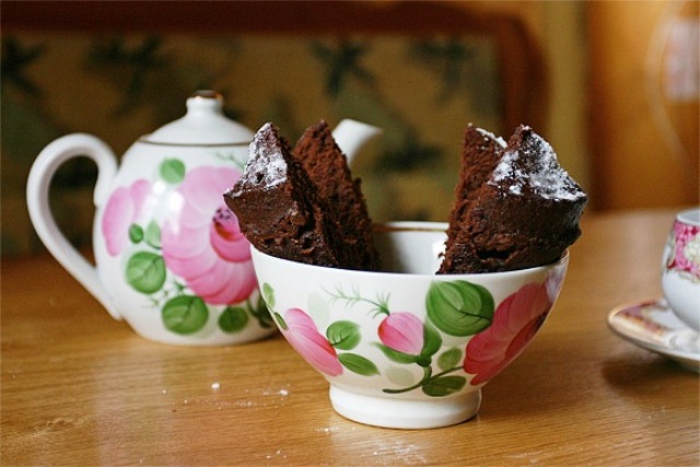 готовый шоколадный кекс