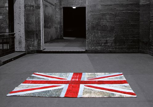 килим union jack зі старих килимів