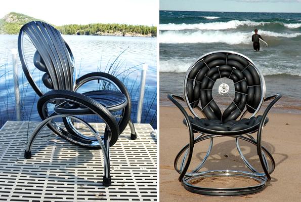 стулья и кресла от bike furniture design