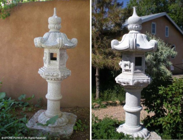 японские каменные фонари Kasuga Lantern tachi-gata
