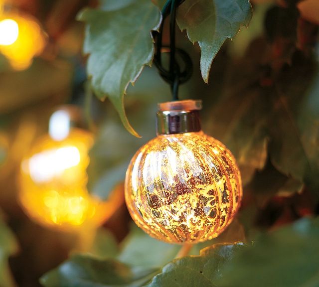Mercury Glass Globe гирлянды