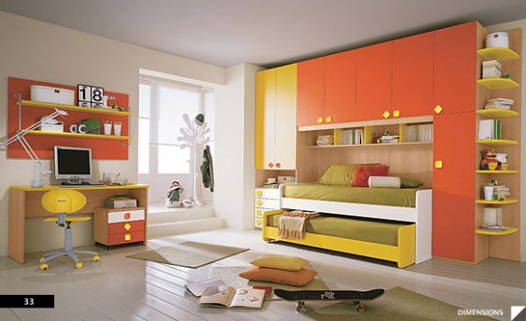 built-in-bunk-beds