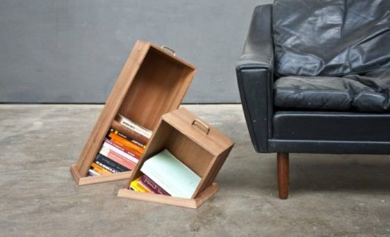 оригинальные книжные стеллажи