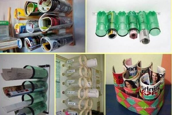 органайзеры из пластиковых бутылок своими руками