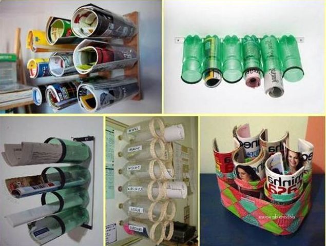 органайзери із пластикових пляшок своїми руками