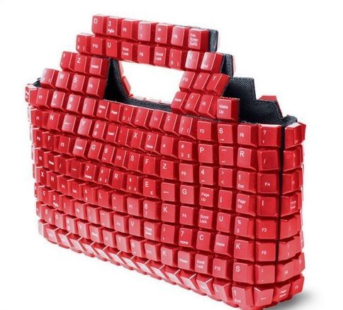 сумка из старой клавиатуры