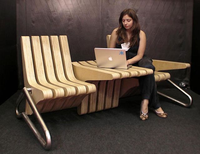 скамейка трансформер coffee bench