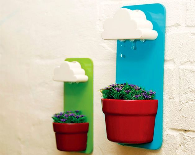 цветочный горшок с поливом rainy pot