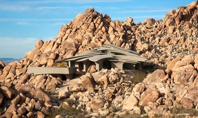 каменный дом в национальном парке Joshua tree, Калифорния
