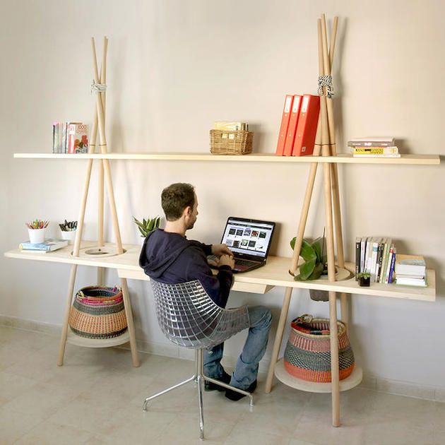 многофункциональный сборный стеллаж tipi