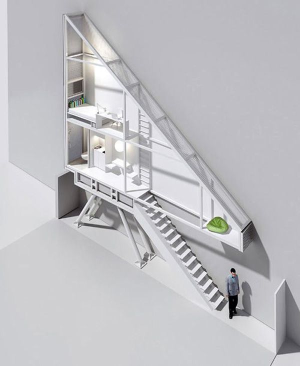 план самого узкого дома в мире keret house