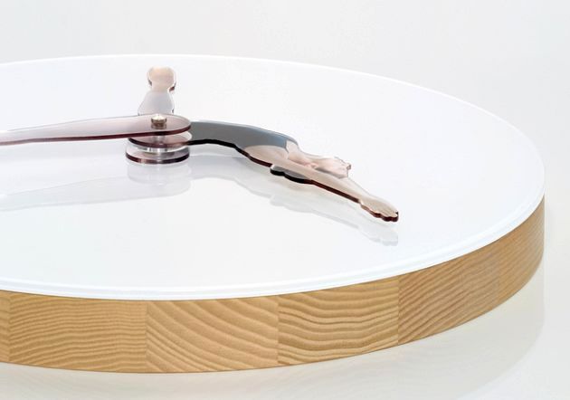 часы с балериной от meike harde time is dancing