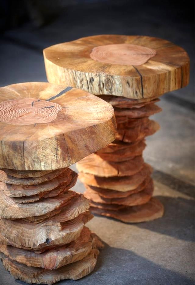 дерев'яні табурети woodnwonder від Bente Hovendal