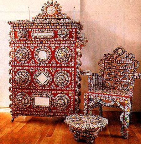 декор меблів металевими кришечками