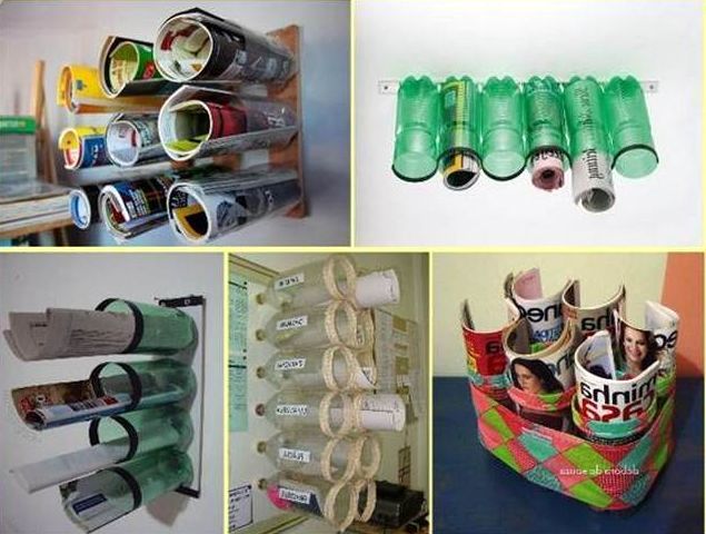 органайзеры из пластиковых бутылок своими руками