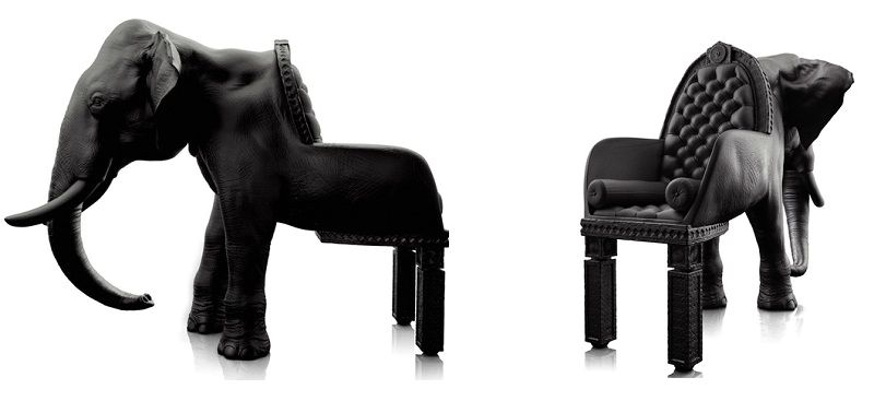 кресла в виде животных - слон