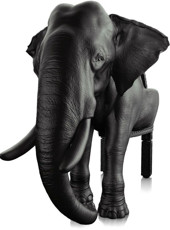 кресло в виде слона