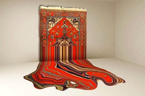 необычный дизайн ковров Faig Ahmed