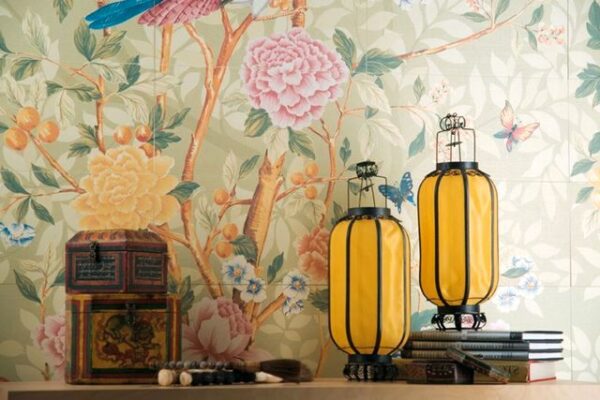 керамическая плитка, имитирующая обои серия florilege