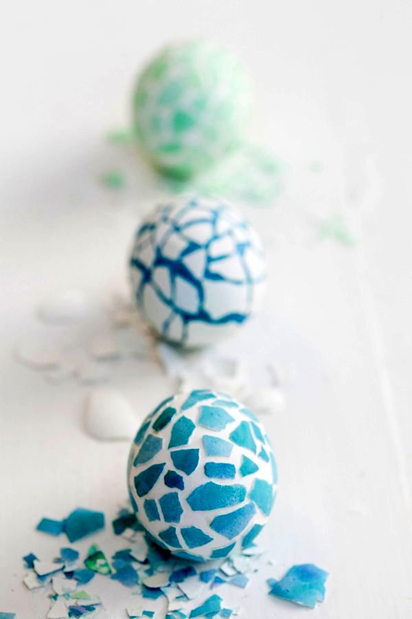мозаичное украшение пасхальных яиц