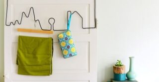 вішалка своїми руками на поверхню дверей