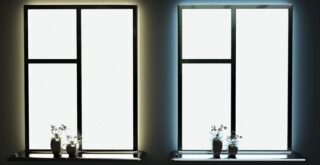 світильник у вигляді вікна