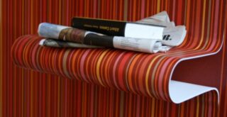 обои и полка с 3D эффектом, Kredema