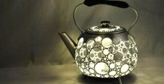 светильник из чайника