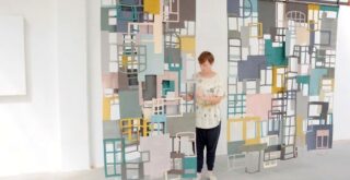 шторы из фетра в виде окон 02