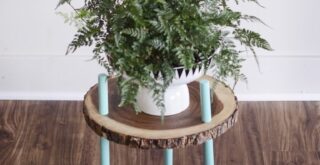 стіл зі зрізу дерева своїми руками