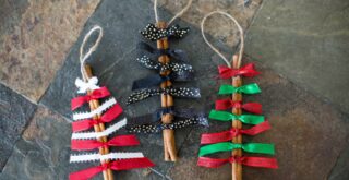 ёлочки из палочек корицы своими руками