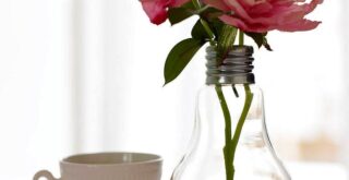 ваза - вироби з лампочки