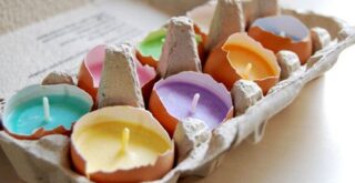 свечи в скорлупе от яиц