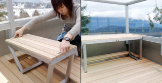 інтегровані балконні меблі Sandy Lam