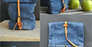 сумка-мішок зі старих джинсів своїми руками