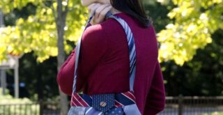 сумка из галстуковсумка из галстуков